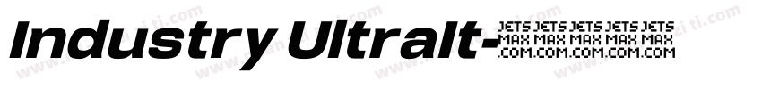Industry UltraIt字体转换